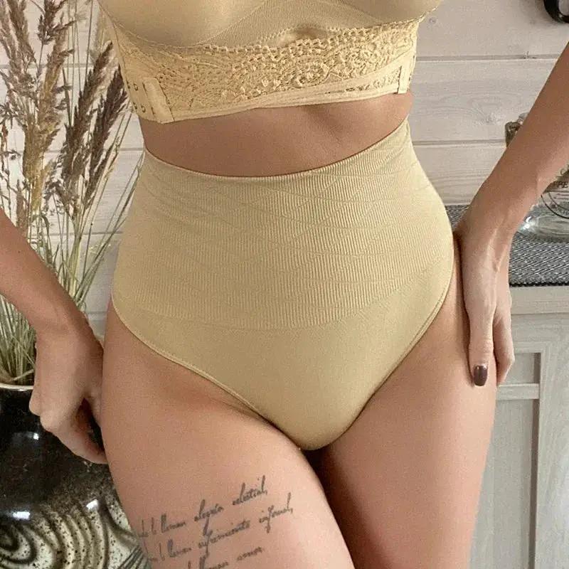 Tummy Control Thong Shapewear for Women High — product view 12