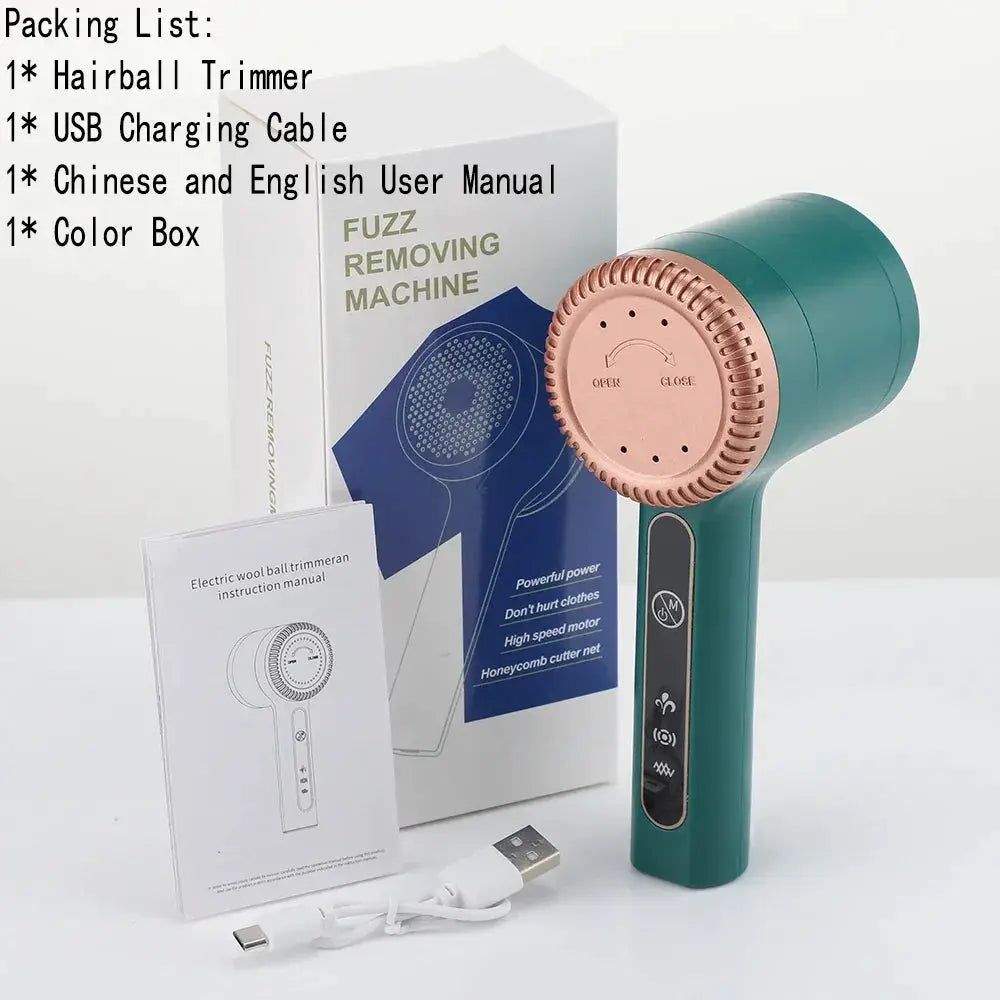 Three Levels Hair Ball Trimmer USB Charging Lint Remover