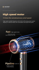 Professional Hair Dryer High Power Blue Light