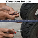 Car Tire Repair Nail Set - Universal Vehicle Puncture Tool