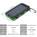 Solar Power Bank 20000mAh - High Capacity Camping