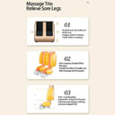 Jinkairui Foot Massage Air Pressure Leg Calf Foot Massager Widen and Heighten