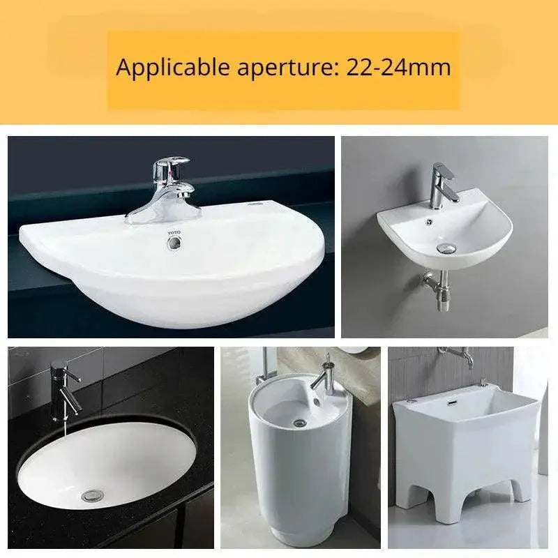 Plastic Sink Overflow Covers Four Pack Stylish Drain Cap