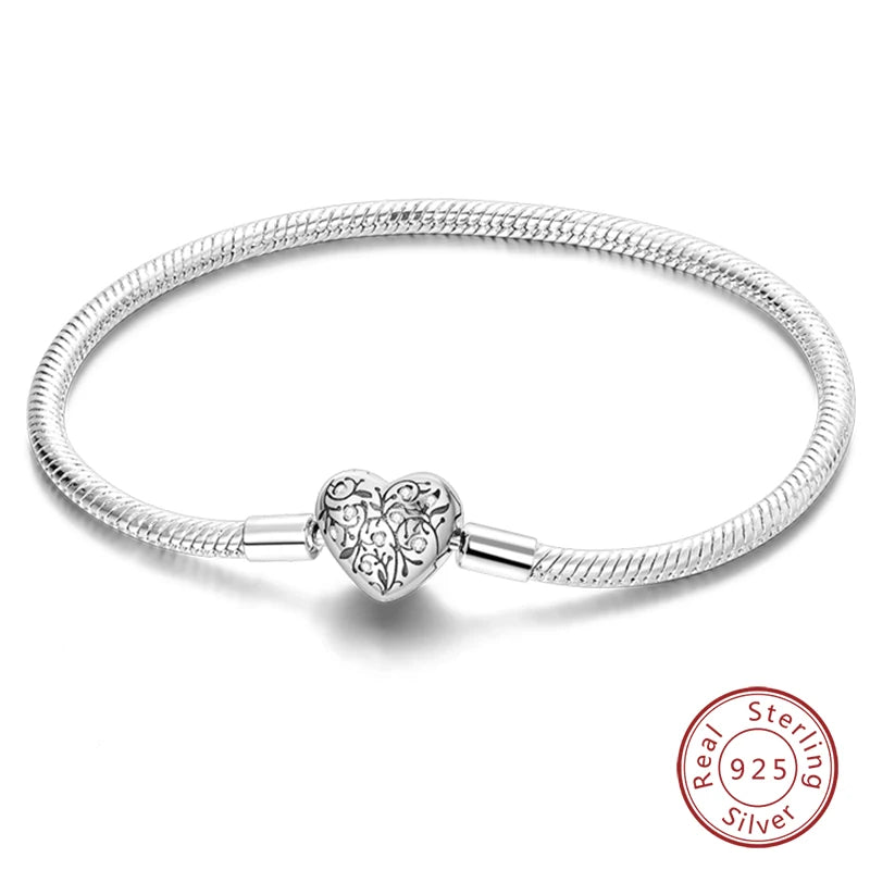 Sterling Silver Heart Shaped Series
