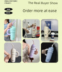 Strawberry Life 1300ml Giant Insulated Thermos Cup