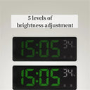 Voice Controlled Alarm Clock with Temperature Display Gadget