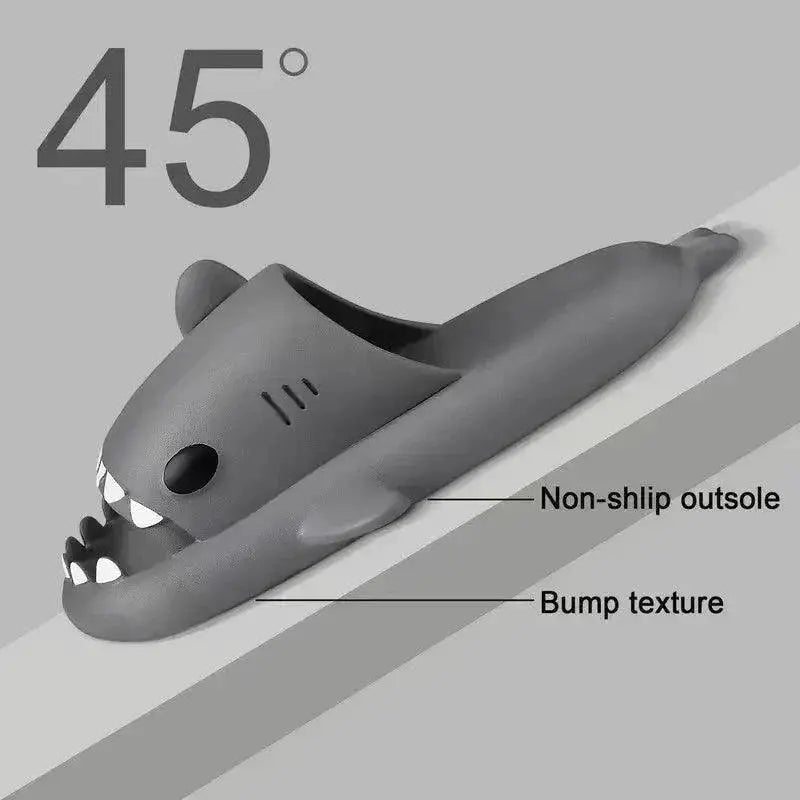 Summer Shark Slides Stylish Anti Skid Family Footwear