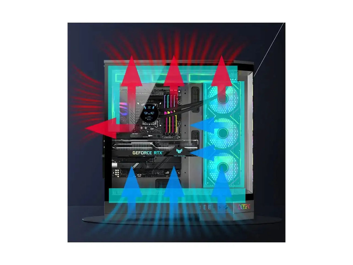 DIYPC Vanguard F1 Mid Tower ATX Case