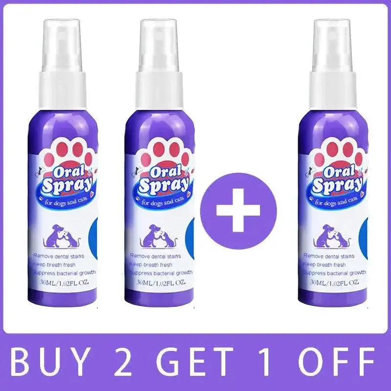 Pet Oral Care Spray Freshen Breath and Whiten Teeth