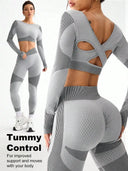 Breathable Seamless Yoga Set Women - Quick Dry 2pc