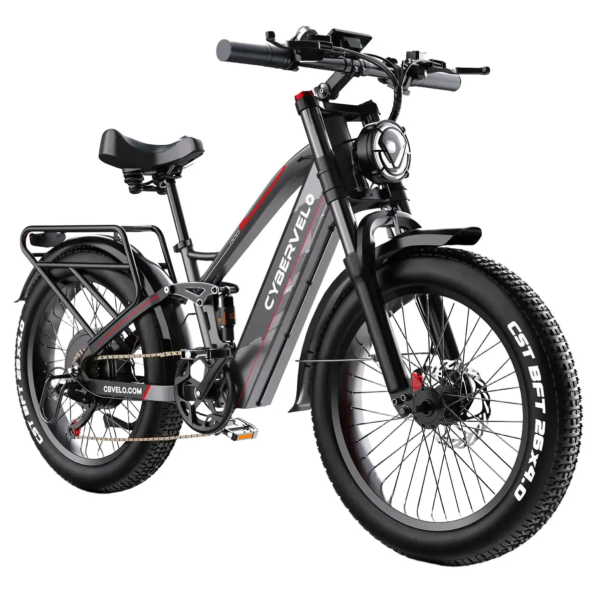 Cybervelo Fat Tire Ebike - Long Range — product view 1
