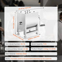 SucceBuy Manual Meat Mixer Fixed Tank Meat Processing Equipment