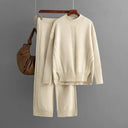 Warm Knitwear Set for Women Office Wear