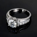 Starlight Moissanite Silver Ring