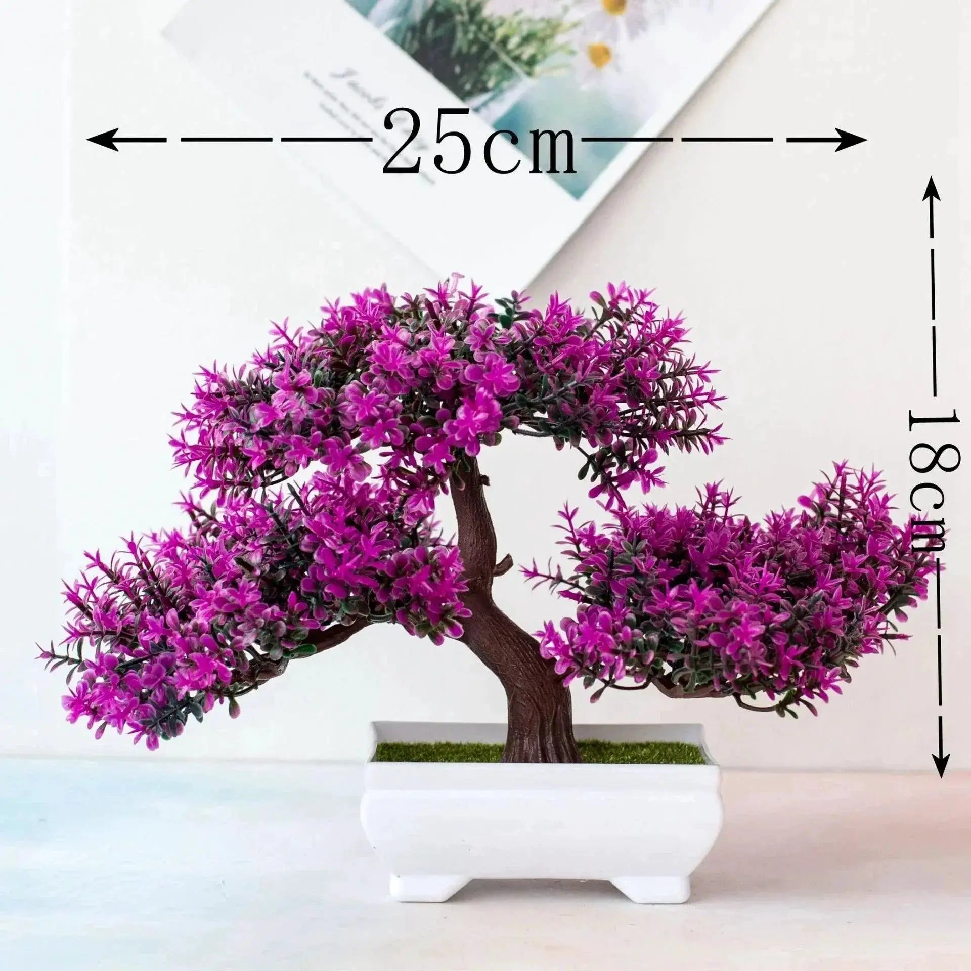 Lifelike Artificial Bonsai Plant for Home Office Decor