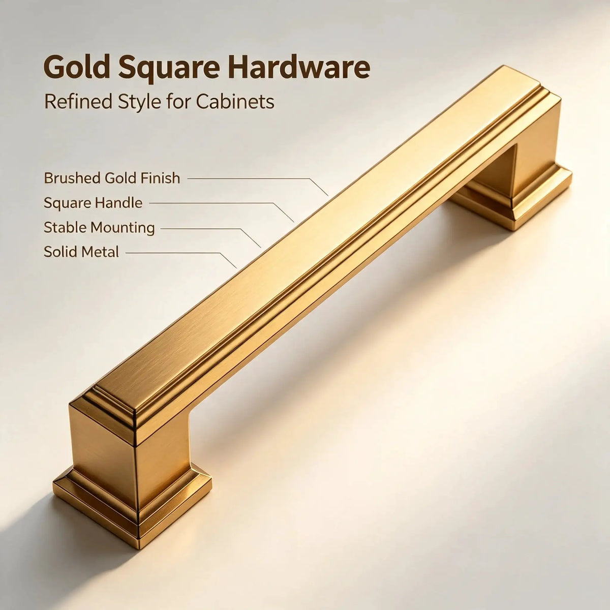 Champagne Bronze Handles - Anti Smudge — product view 2