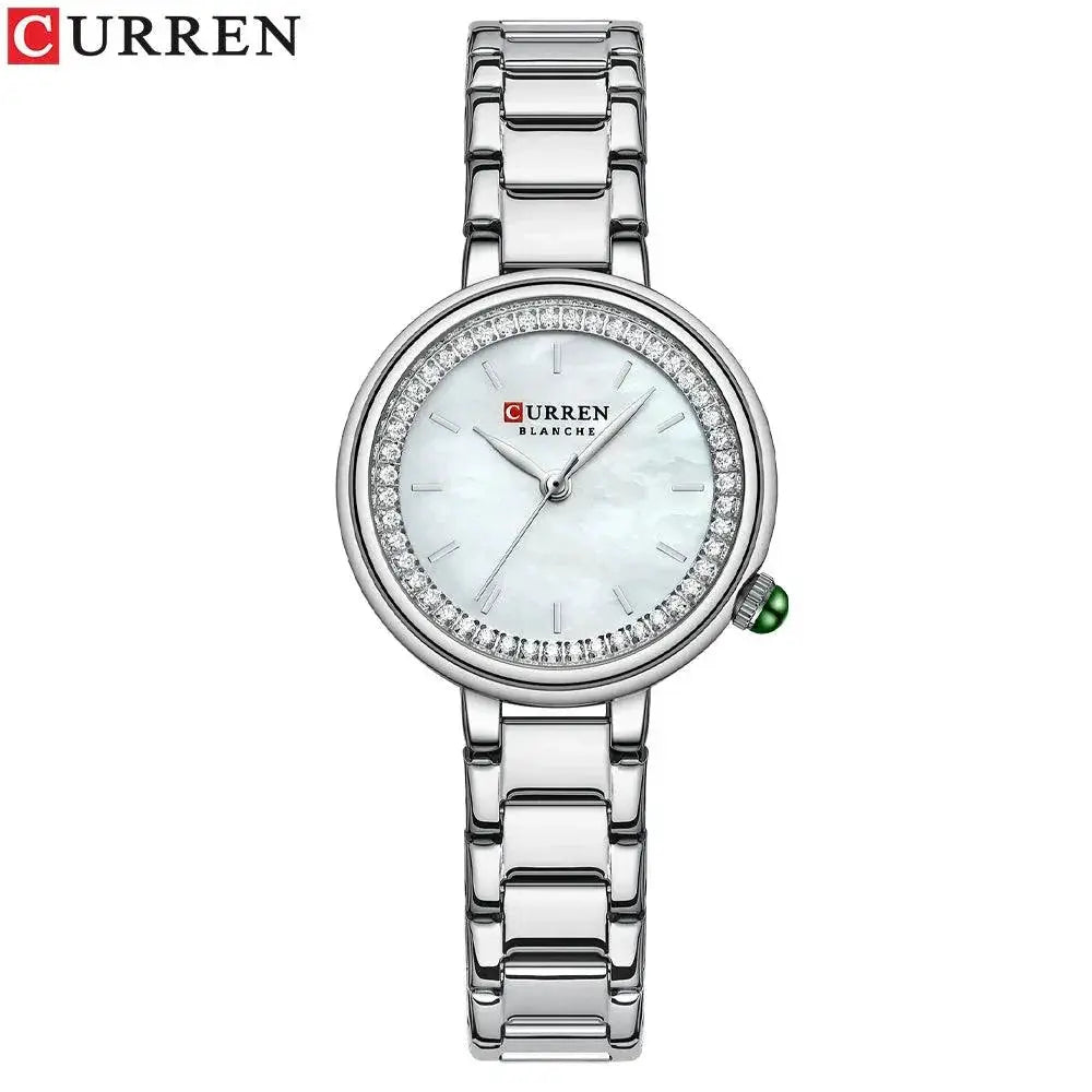 Curren Ladies Quartz Wristwatch Elegant Steel Timepiece