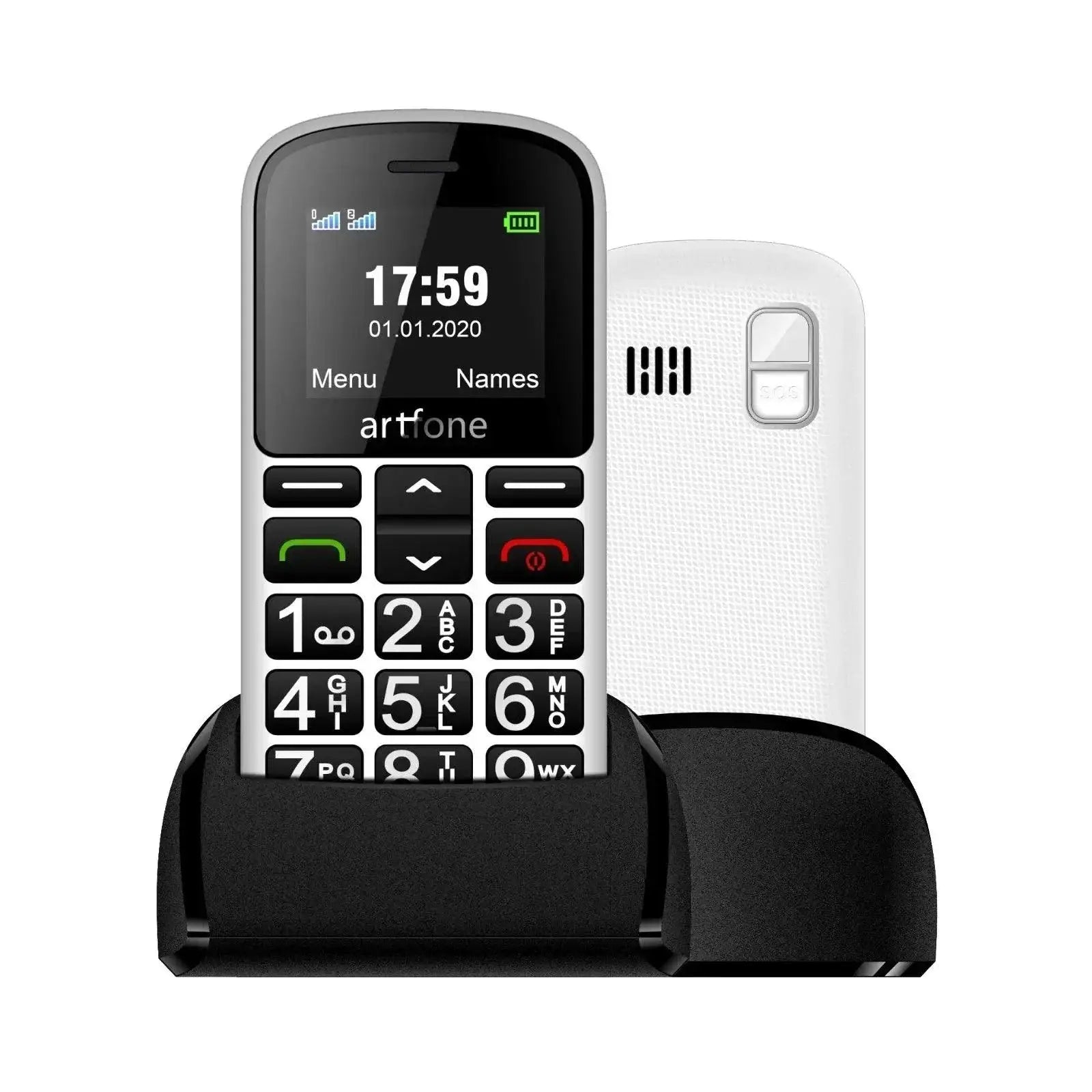 Artfone Senior Mobile Phone CS181 CS182 CS188 Big Button SOS