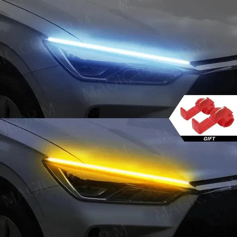 Car LED Daytime Running Lights Turn Signal Lamp Upgrade