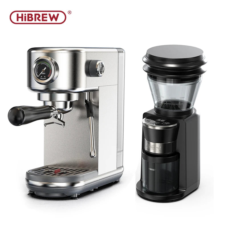 HiBREW Semi Automatic Espresso Coffee Machine Temperature Adjustable — product view 9