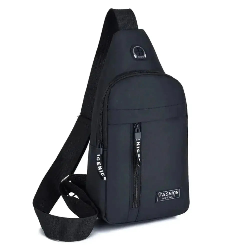 Men's Urban Waterproof Oxford Crossbody Bag Korean Style