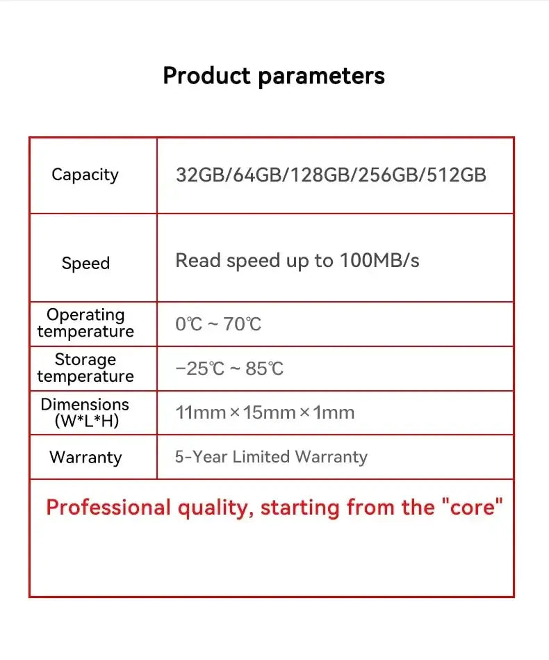 Fast Memory Card for Video and Photos — product view 19