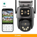 Outdoor Security Camera with 3 Views