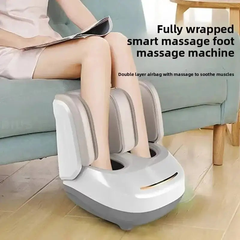 Electric Finger Pressure Foot Massage Vibration air Compression Heating Electric Roller Calf Machine Foot Massager
