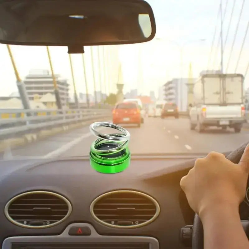 Solar Car Air Freshener Aromatherapy Decor for Vehicles