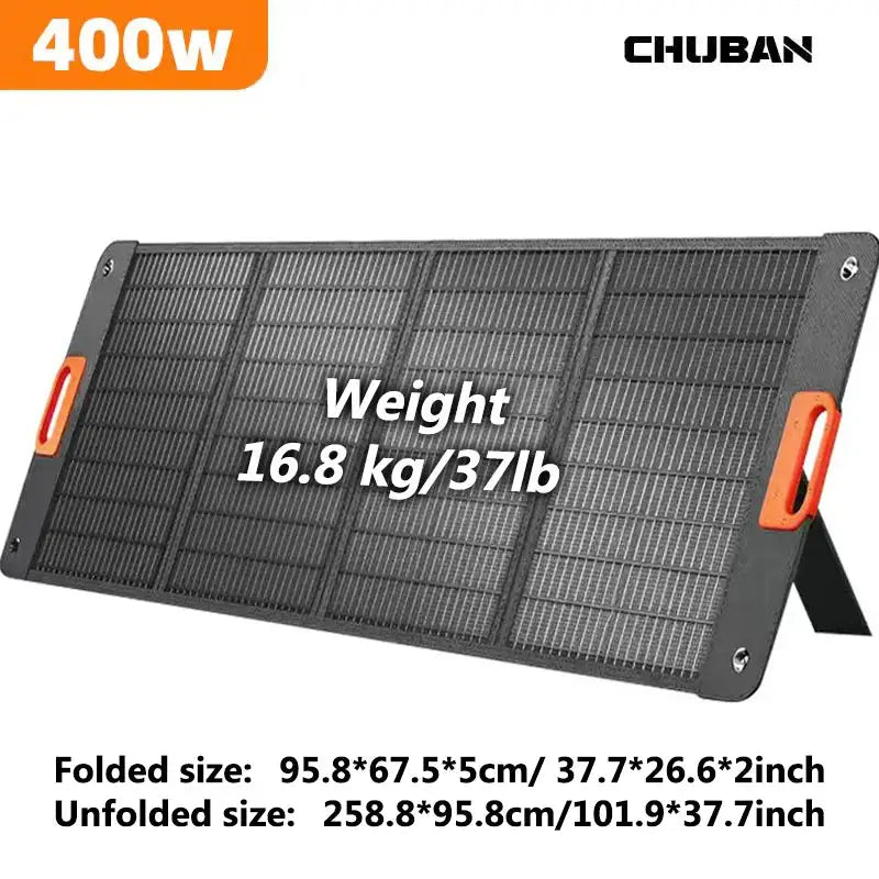 200W Foldable Solar Panel 400w 100w Portable for Outdoor Camping Power Generator Charging