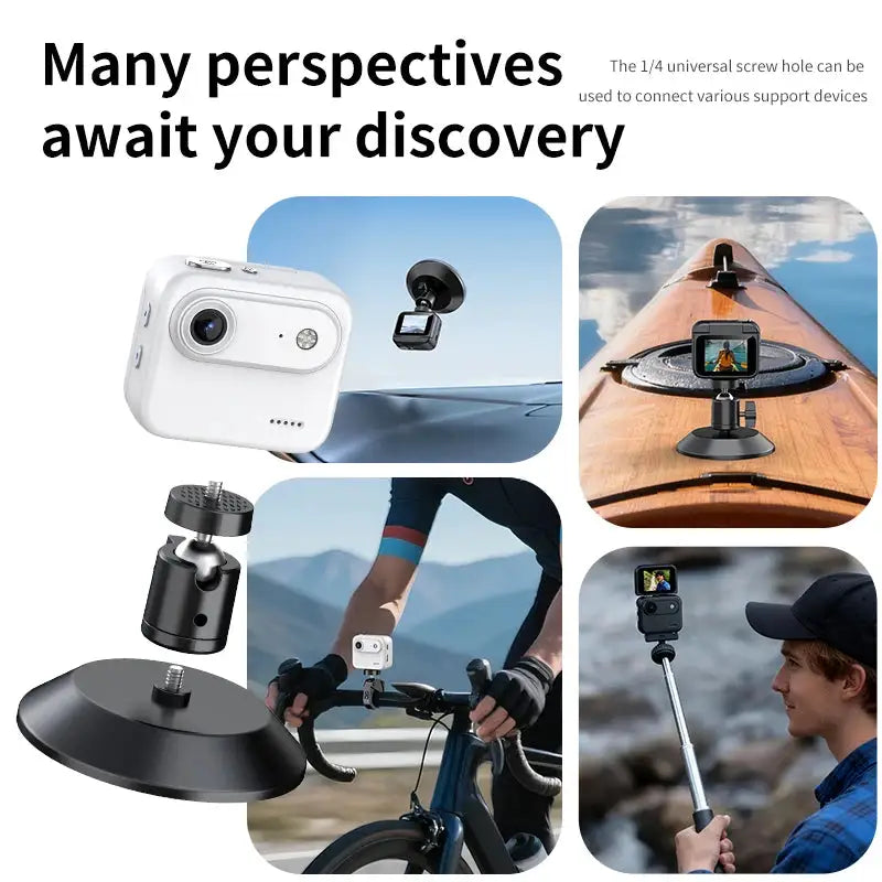 OnePlus Mini Sports Camera 4K Ultra Clear Recording VLOG Recorder Flip Screen Anti Shake 143 ° Wide-angle Lens Cycling Camera