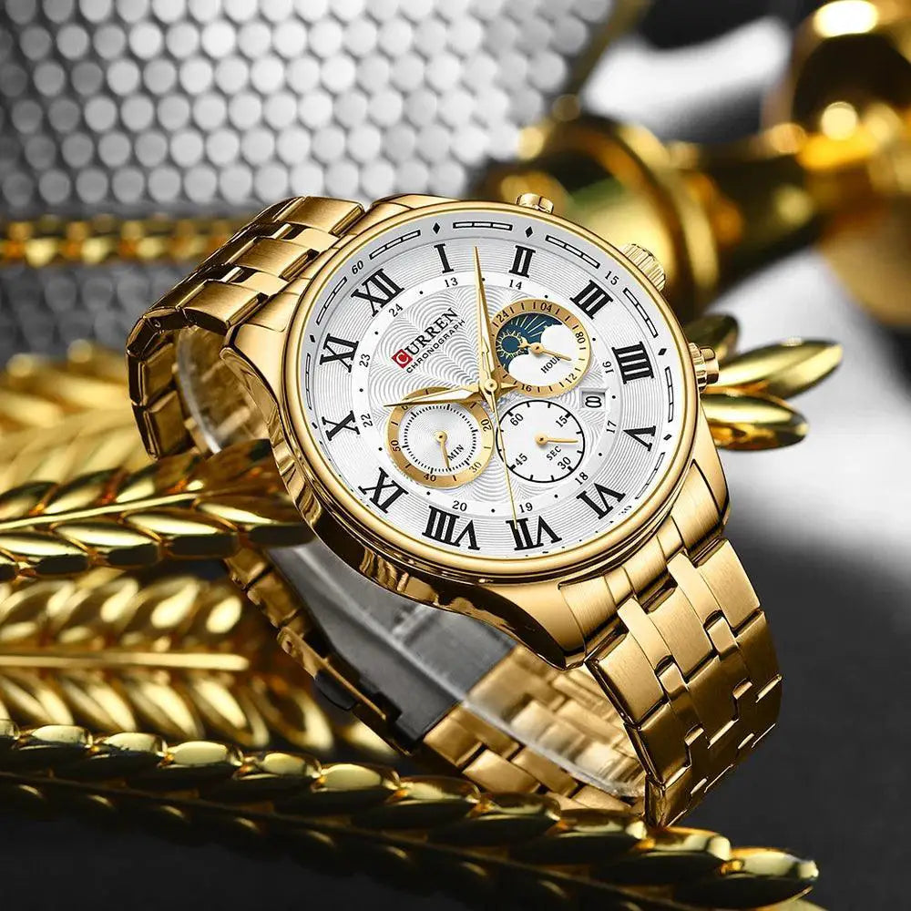 Waterproof Chronograph Watch For Men Sports Timepiece
