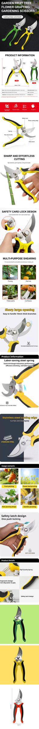 Garden Shears Strong Pruning Shears for Trees and Garden