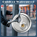 60mm Stainless Padlock - Heavy Duty Security.