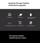 Professional Hair Dryer High Power Blue Light