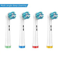 4PCS Dupont Bristle Electric Toothbrush Heads Whiten Teeth