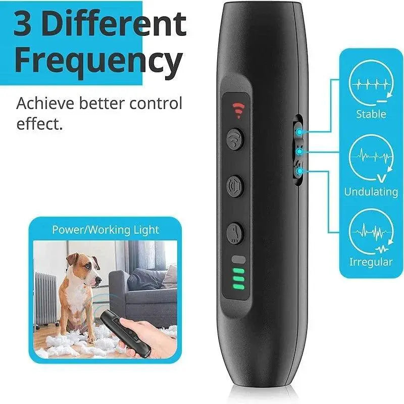 Ultrasonic Pet Repeller Multi Function Training Flashlight