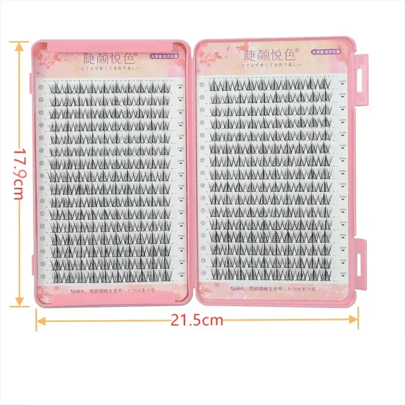Premium Cluster Eyelash Extensions Kit 32 Rows Natural Look