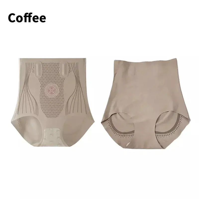 High Waisted Ice Silk Shapewear Panty For Tummy Control