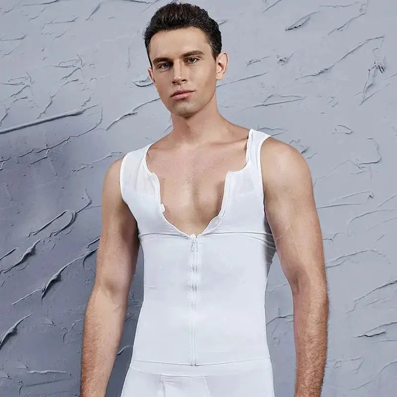 Slimming Tank Top for Gynecomastia Gym — product view 9