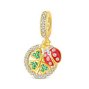 Charm Beads Sterling Silver Golden