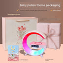 Wireless Charging Atmosphere Speaker Girl Fancy Night Light Gift