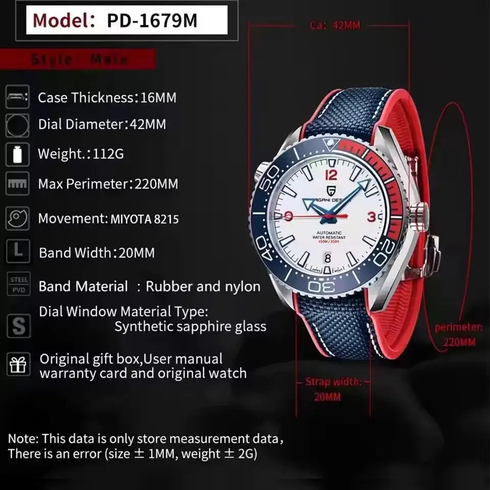Pagani Automatic Steel Watch — product image 7
