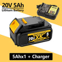High Capacity 8.0Ah DCB200 Lithium Battery for Tools