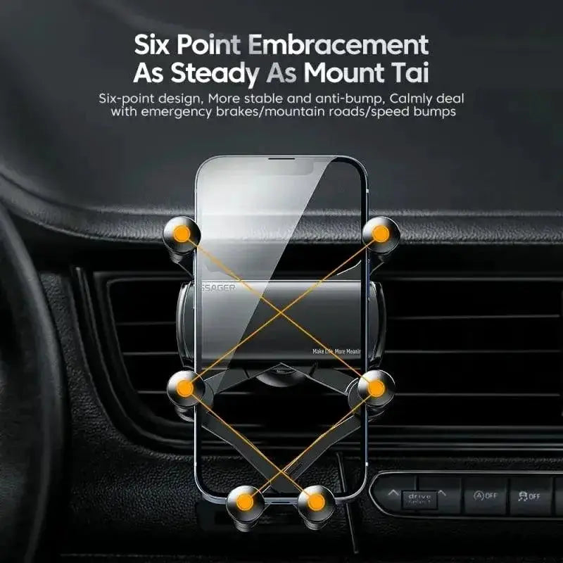 Essager Universal Solid Fold Car Phone Holder Drive Safely