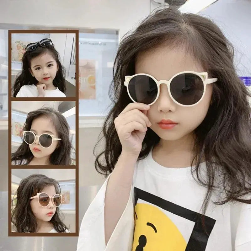 Cartoon Animal Ears Sunglasses For Kids UV Protection