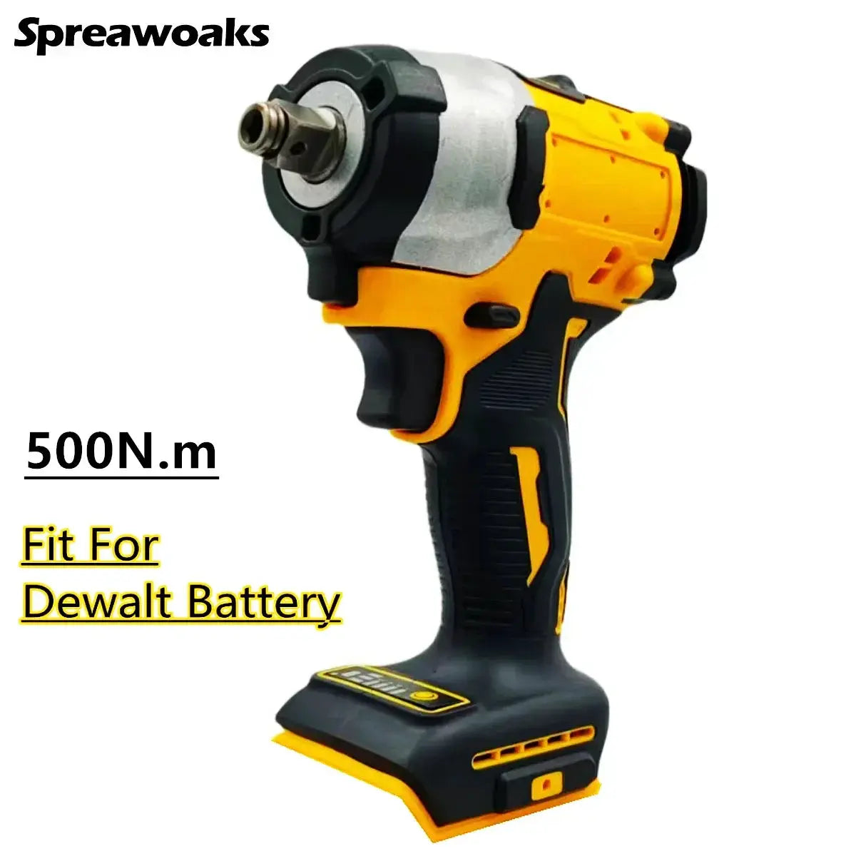 Brushless Impact Wrench Cordless Driver 480 500 1200 Nm