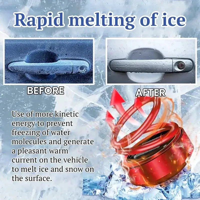 Portable Kinetics Molecular Heater Mini Car Snow Removal