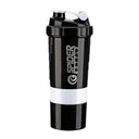 3 Layer Shaker Protein Bottle For Body Building And Exercise
