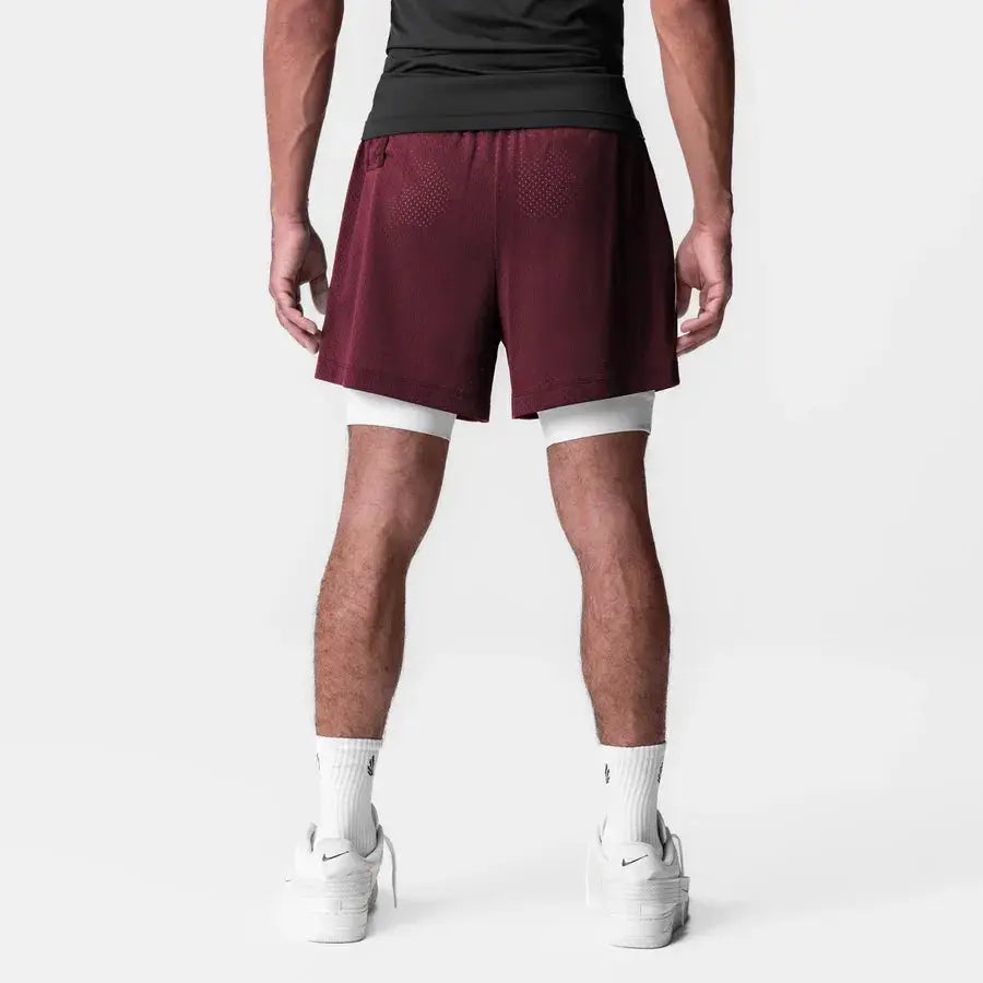 Men's 2-In-1 Camo Quick-Dry Running Shorts For Gym Training